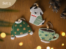 Load image into Gallery viewer, Christmas Ornaments (Sets of 3)