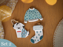 Load image into Gallery viewer, Christmas Ornaments (Sets of 3)