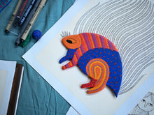 Load image into Gallery viewer, Ceramic Wall Art // Porcupine