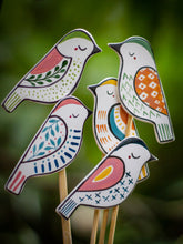 Load image into Gallery viewer, Birdie Plant Stakes (Set of 5)
