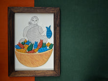 Load image into Gallery viewer, Ceramic Wall Art // Fisherwoman
