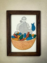 Load image into Gallery viewer, Ceramic Wall Art // Fisherwoman

